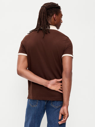 Classic Fit Pique Polo.