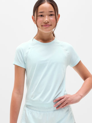 Camiseta Deportiva Cuello Redondo, Niña