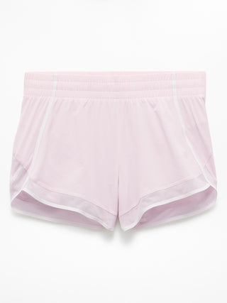 Pantalón corto de malla Racer Run de talle medio de 4".