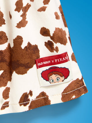 Falda vaquera estilo western de Toy Story de Old Navy x Pixar para niñas pequeñas.