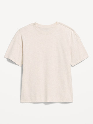 Camiseta Cuello Redondo de Algodón