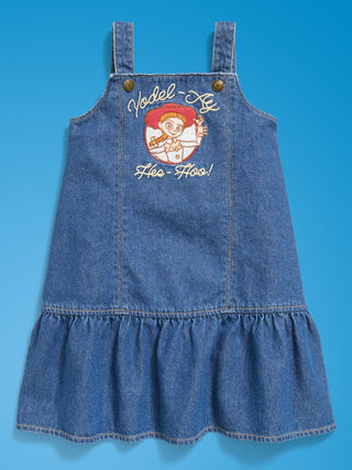 Vestido vaquero estilo western de Toy Story de Old Navy x Pixar para niñas pequeñas.