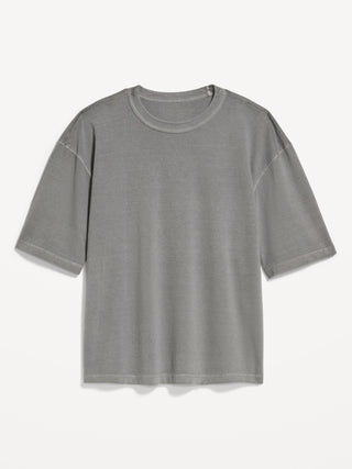 Garment-Dyed Heavyweight Cropped T-Shirt.