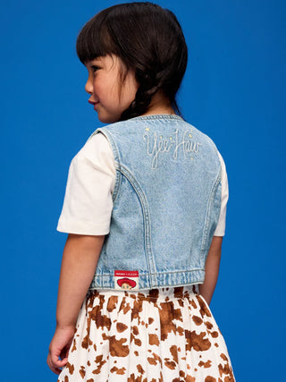 Old Navy x Pixar Toy Story Western Denim Vest for Toddler Girls.