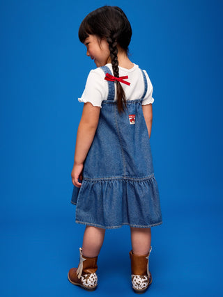 Vestido vaquero estilo western de Toy Story de Old Navy x Pixar para niñas pequeñas.