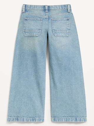 Low-Rise Super Baggy Wide-Leg Jeans for Girls.