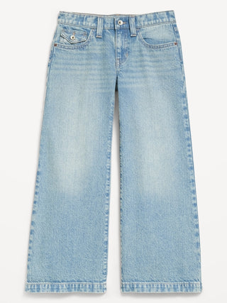 Low-Rise Super Baggy Wide-Leg Jeans for Girls.