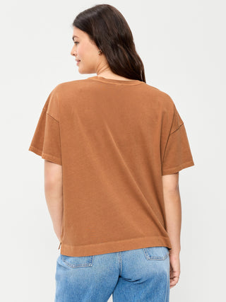 Camiseta Manga Corta de Algodón