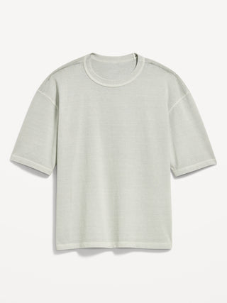 Garment-Dyed Heavyweight Cropped T-Shirt.