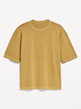 Garment-Dyed Heavyweight Cropped T-Shirt.