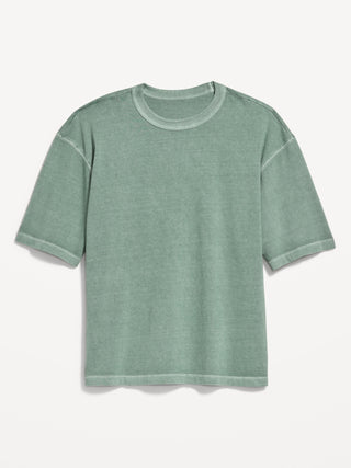 Garment-Dyed Heavyweight Cropped T-Shirt.