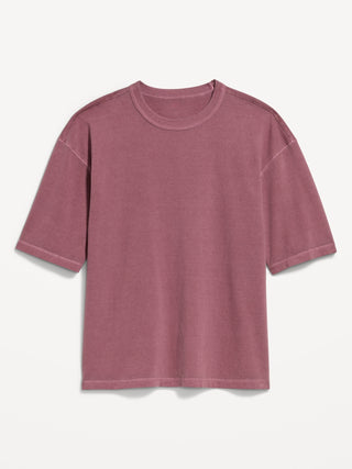 Garment-Dyed Heavyweight Cropped T-Shirt.