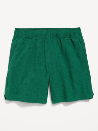 Elastic Waist Sports Shorts, Boy