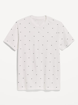 Camiseta Manga Corta de Algodón con Estampado