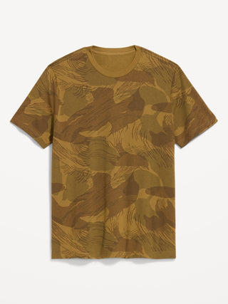 Camiseta Manga Corta de Algodón con Estampado