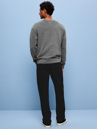 Structured Loose Non-Stretch Jeans.