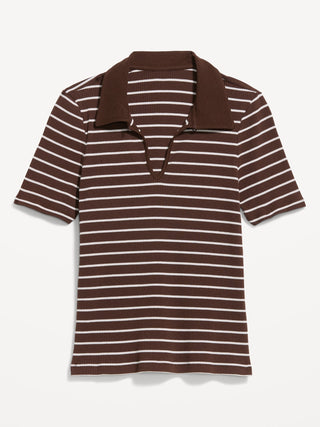 Keyhole Polo Top.