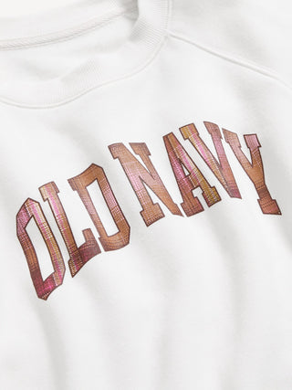 Vintage Crew-Neck Graphic Sweatshirt.