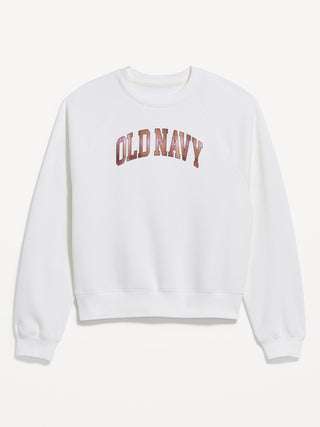 Vintage Crew-Neck Graphic Sweatshirt.