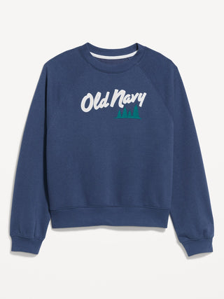 Vintage Crew-Neck Graphic Sweatshirt.