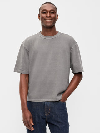 Garment-Dyed Heavyweight Cropped T-Shirt.