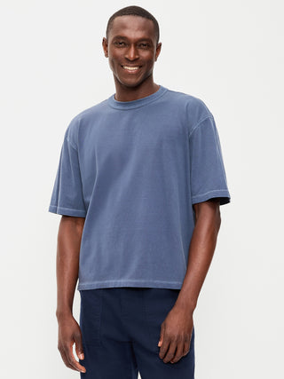 Garment-Dyed Heavyweight Cropped T-Shirt.