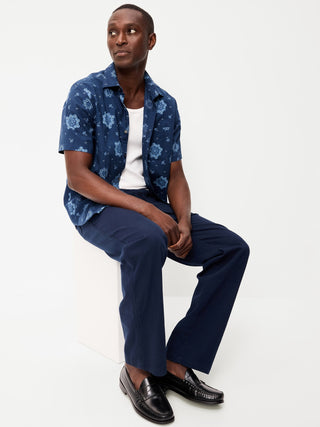 Blue Floral Collection Short Sleeve Shirt