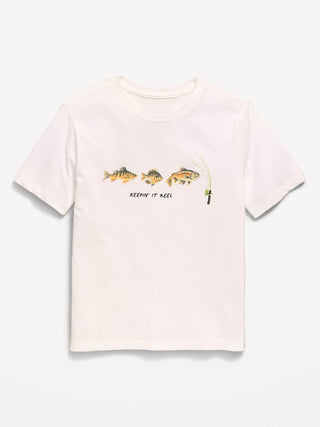 Camiseta Manga Corta con Gráfico, Niño
