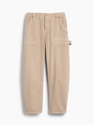 Mid Rise Barrel Utility Ankle Pants.