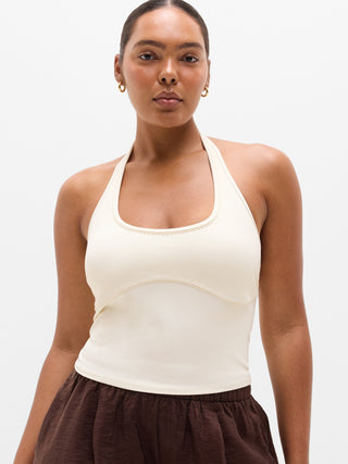 Camiseta Deportivo Cuello Halter Espalda Descubierta
