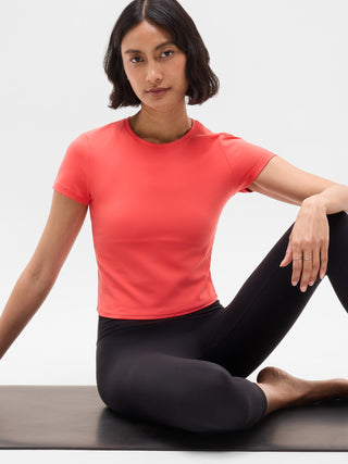 Transcend Camiseta Manga Corta con Detalle Espalda