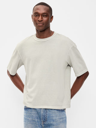 Garment-Dyed Heavyweight Cropped T-Shirt.