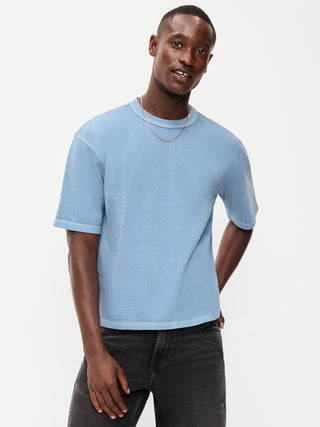 Garment-Dyed Heavyweight Cropped T-Shirt.