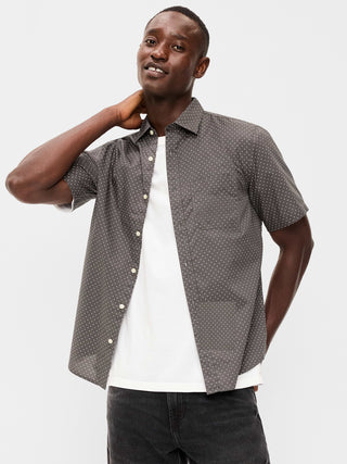 Blue Floral Collection Short Sleeve Shirt