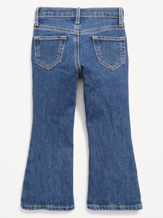High-Waisted Embroidered Flare-Leg Jeans for Toddler Girls.