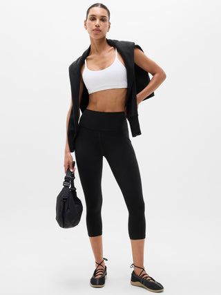 Legging Capri Talle Alto con Bolsillos