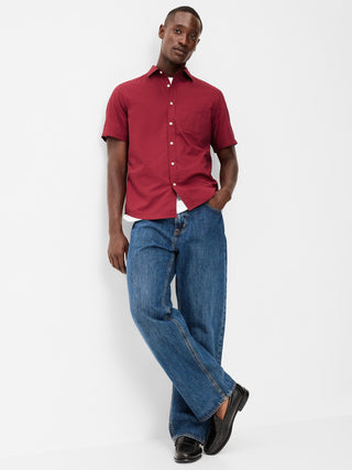 Blue Floral Collection Short Sleeve Shirt