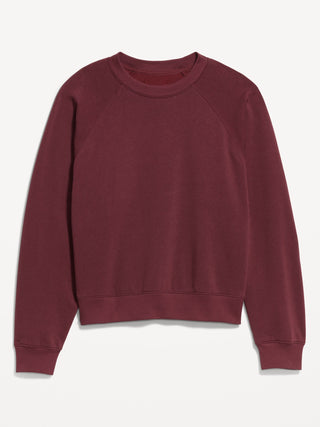 Oversized Raglan Sweatshirt.