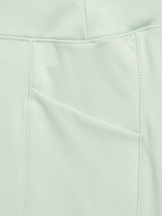 Girls' High-Waisted 7/8 Leggings with Pockets