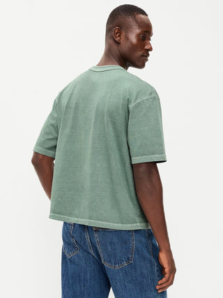 Garment-Dyed Heavyweight Cropped T-Shirt.