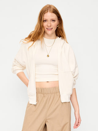Hooded Sweatshirt with Zipper