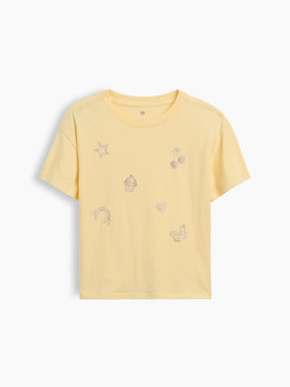Camiseta Con Gráfico Extragrande Para Niños.