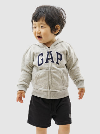 Sudadera con capucha y cremallera con logo, corte relajado, de babyGap.