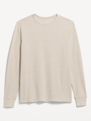 Crew-Neck Waffle T-Shirt.