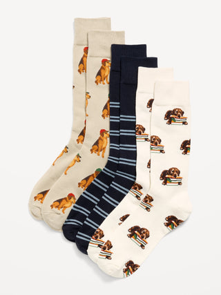 Paquete de 3 pares de calcetines novedosos de hombre.