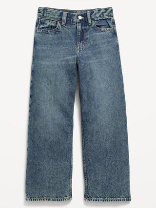 Jeans ultra holgados para niños.