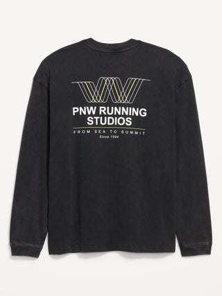 Lived-In Pro Long-Sleeve Graphic T-Shirt.