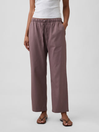 Mid Rise Easy Twill Pants.