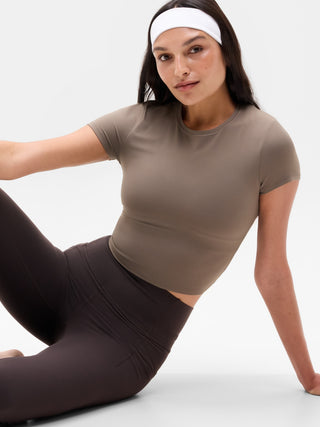 Transcend Camiseta Manga Corta con Detalle Espalda