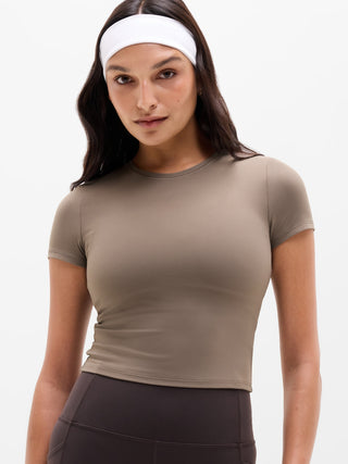 Transcend Camiseta Manga Corta con Detalle Espalda